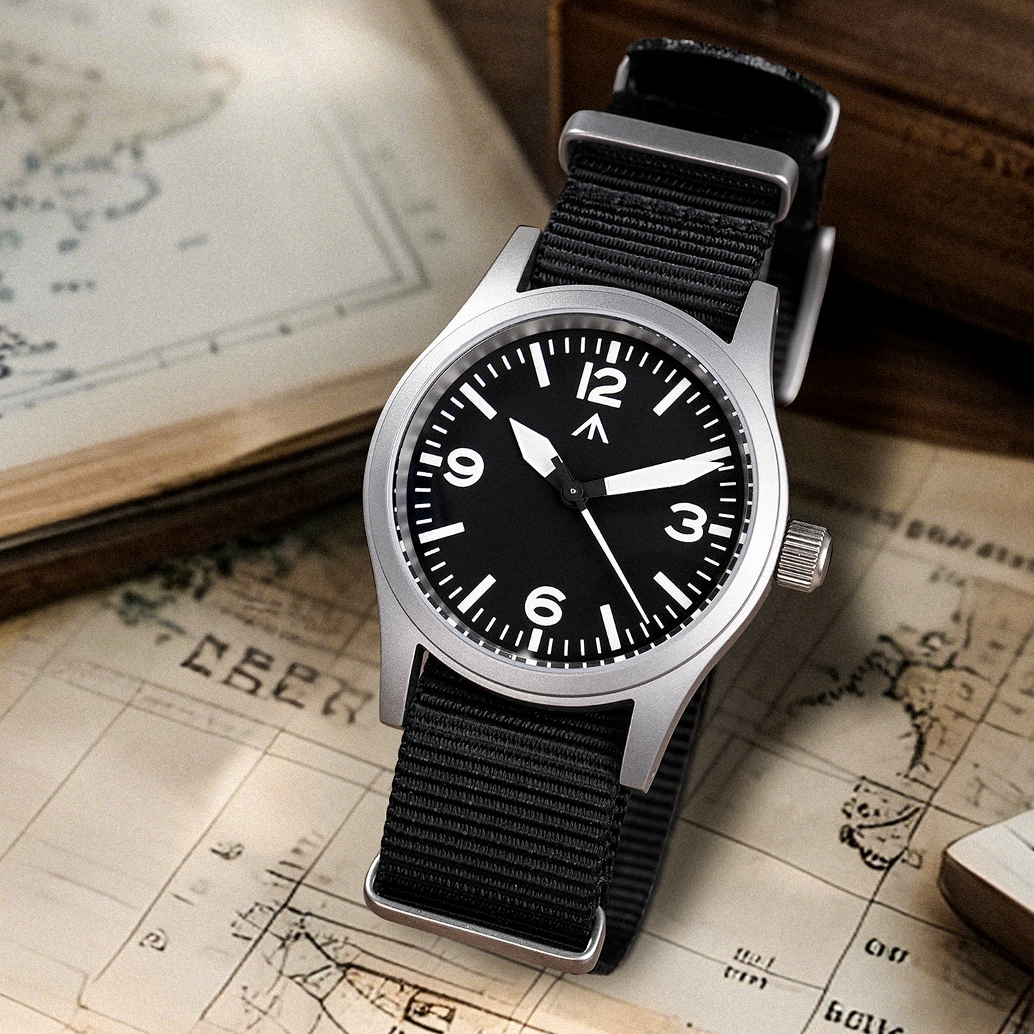 💥Spring Sale💥Militado 38mm Sapphire Crystal Field Military Watch ML05
