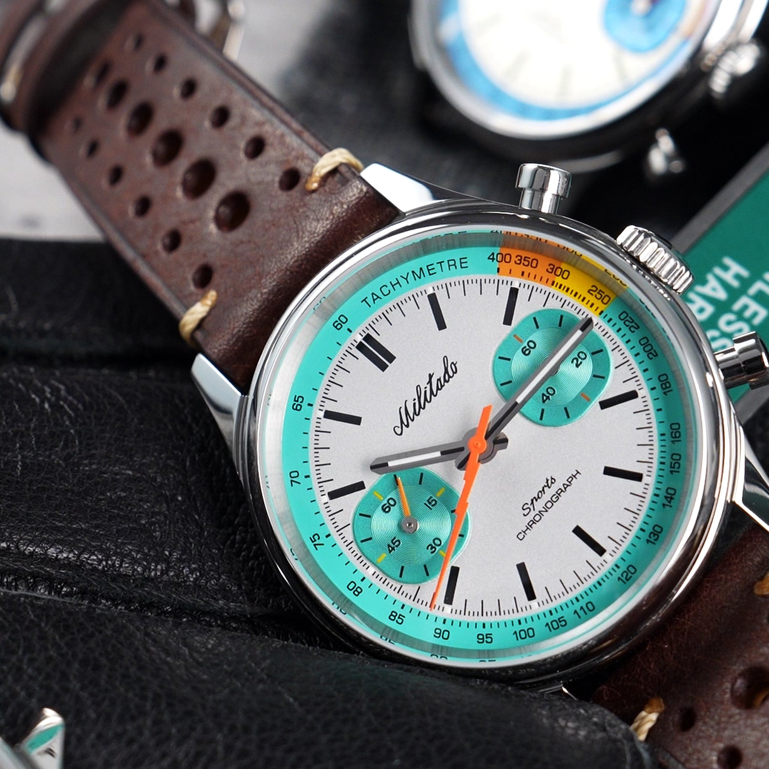 š„Flash Saleš„Militado Miyota 6S21 Chronograph Watch 40mm Men Watch ML23