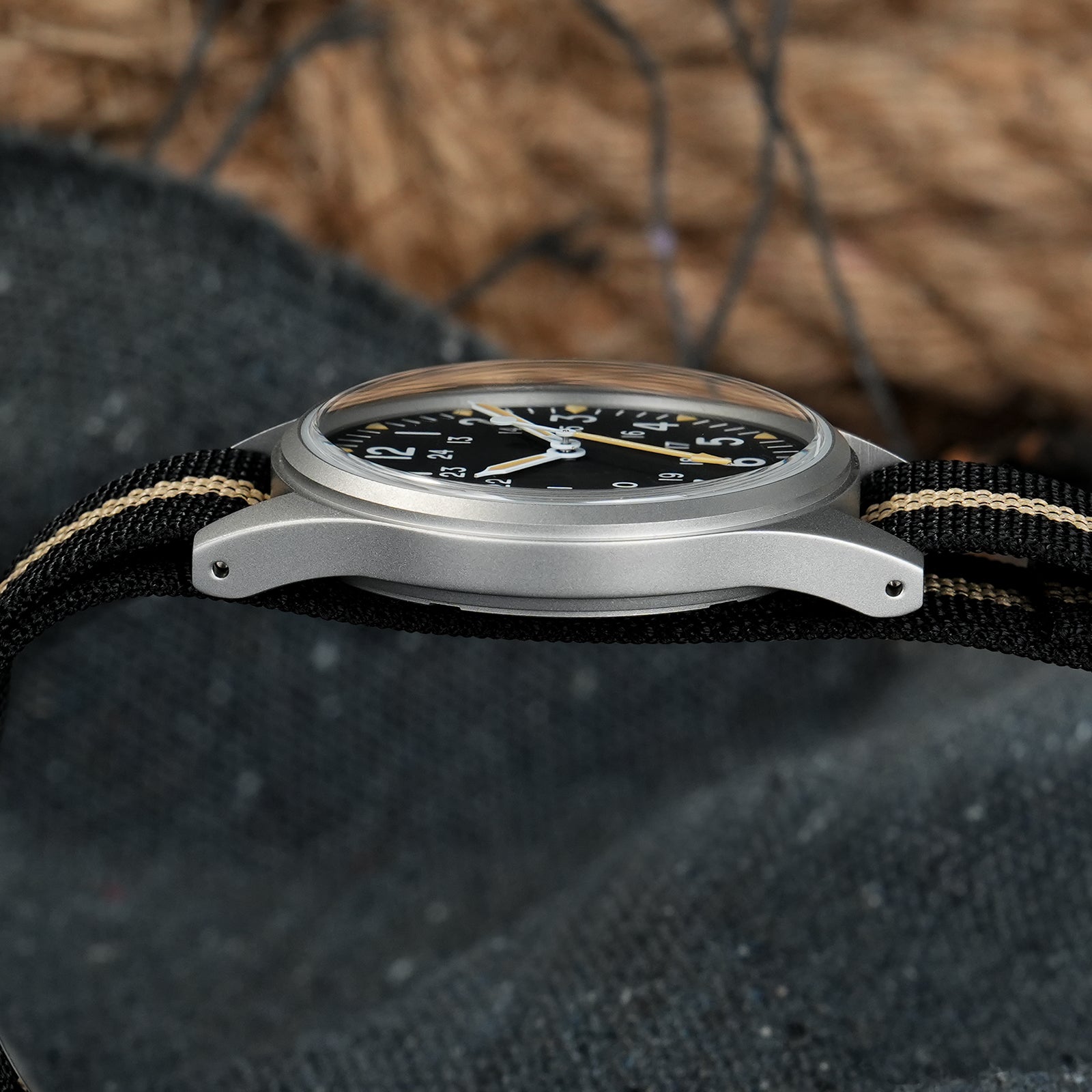 ★SuperOfertas ★Militado 36mm Reloj militar de campo color caqui