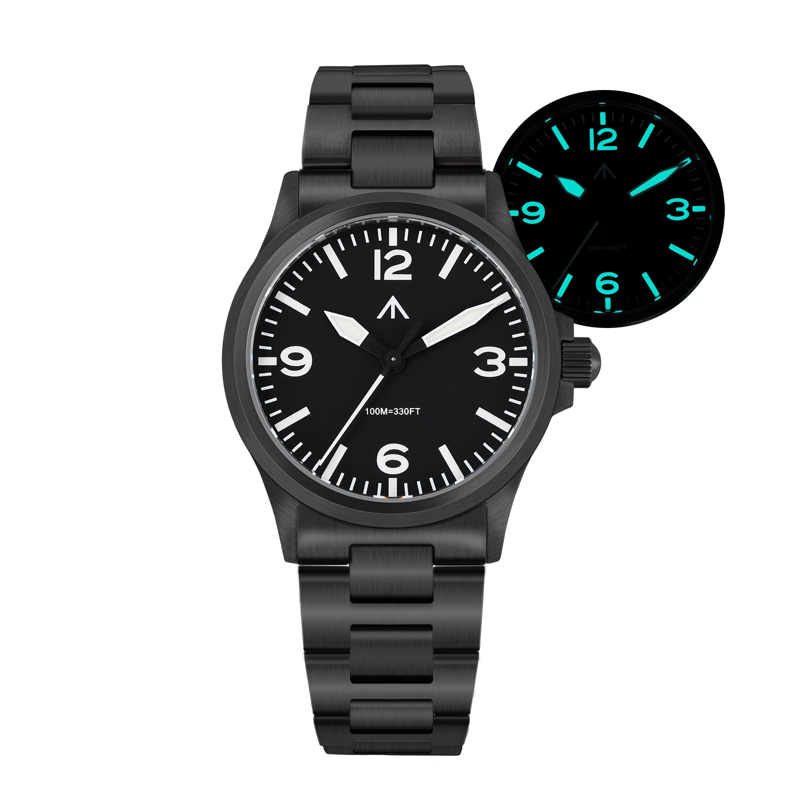 ★SuperOfertas ★Militado 38mm Reloj militar de campo con cristal de zafiro ML05