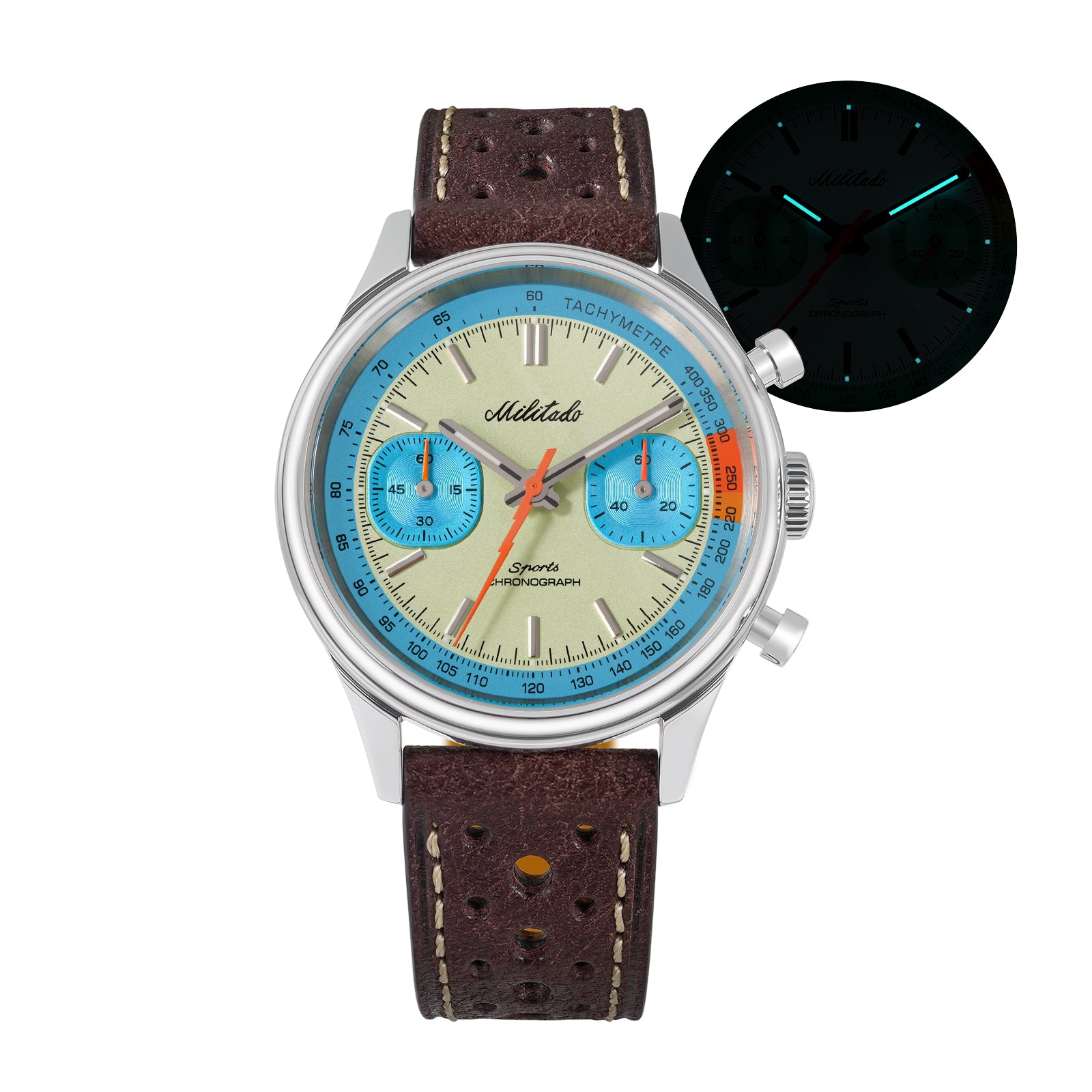 💥Flash Sale💥Militado Miyota 6S21 Chronograph Watch 40mm Men Watch ML23