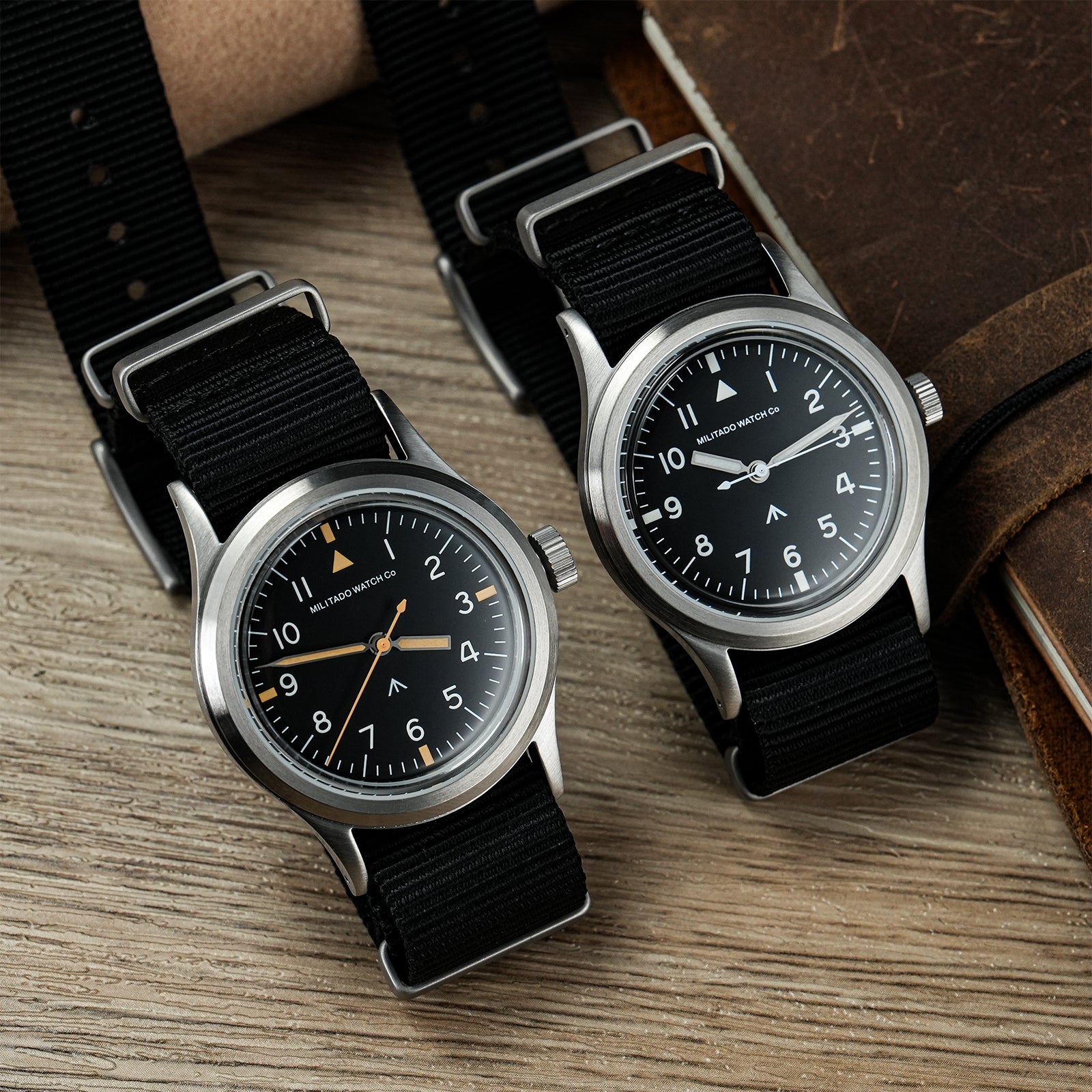 ★Flash Sale★ Militado 36mm Retro Military Watch Super 2035 Movt ML13