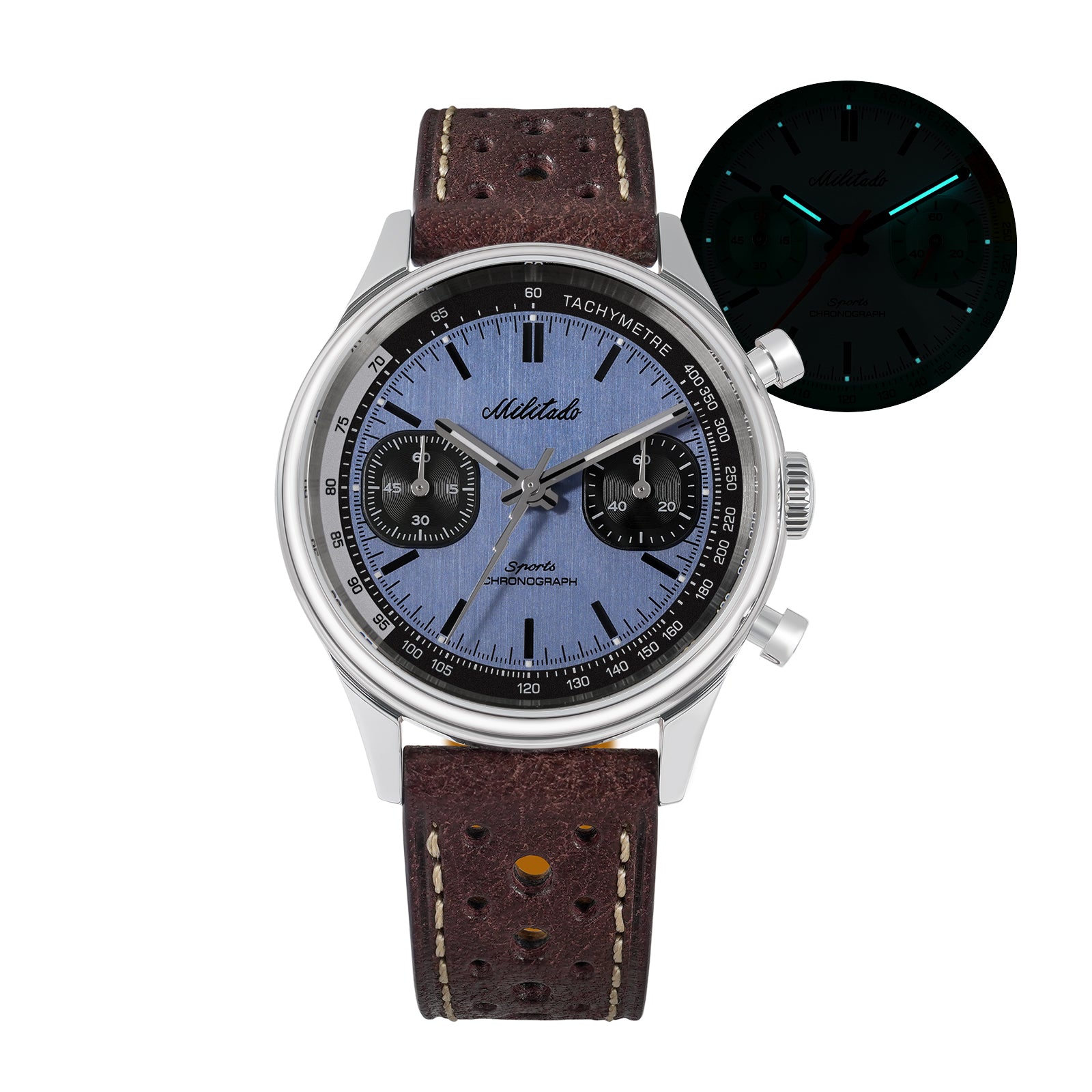 💥Flash Sale💥Militado Miyota 6S21 Chronograph Watch 40mm Men Watch ML23