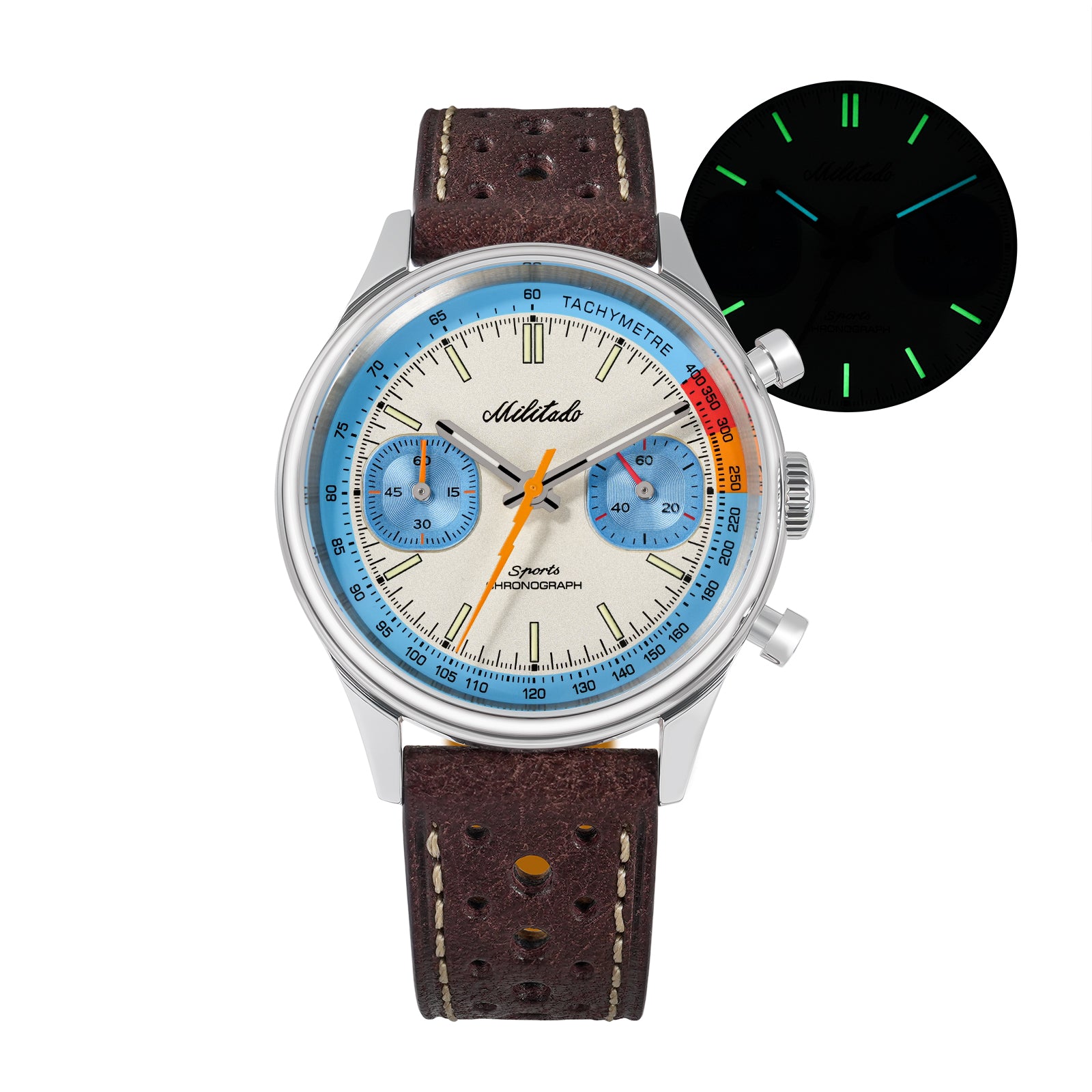 💥Flash Sale💥Militado Miyota 6S21 Chronograph Watch 40mm Men Watch ML23