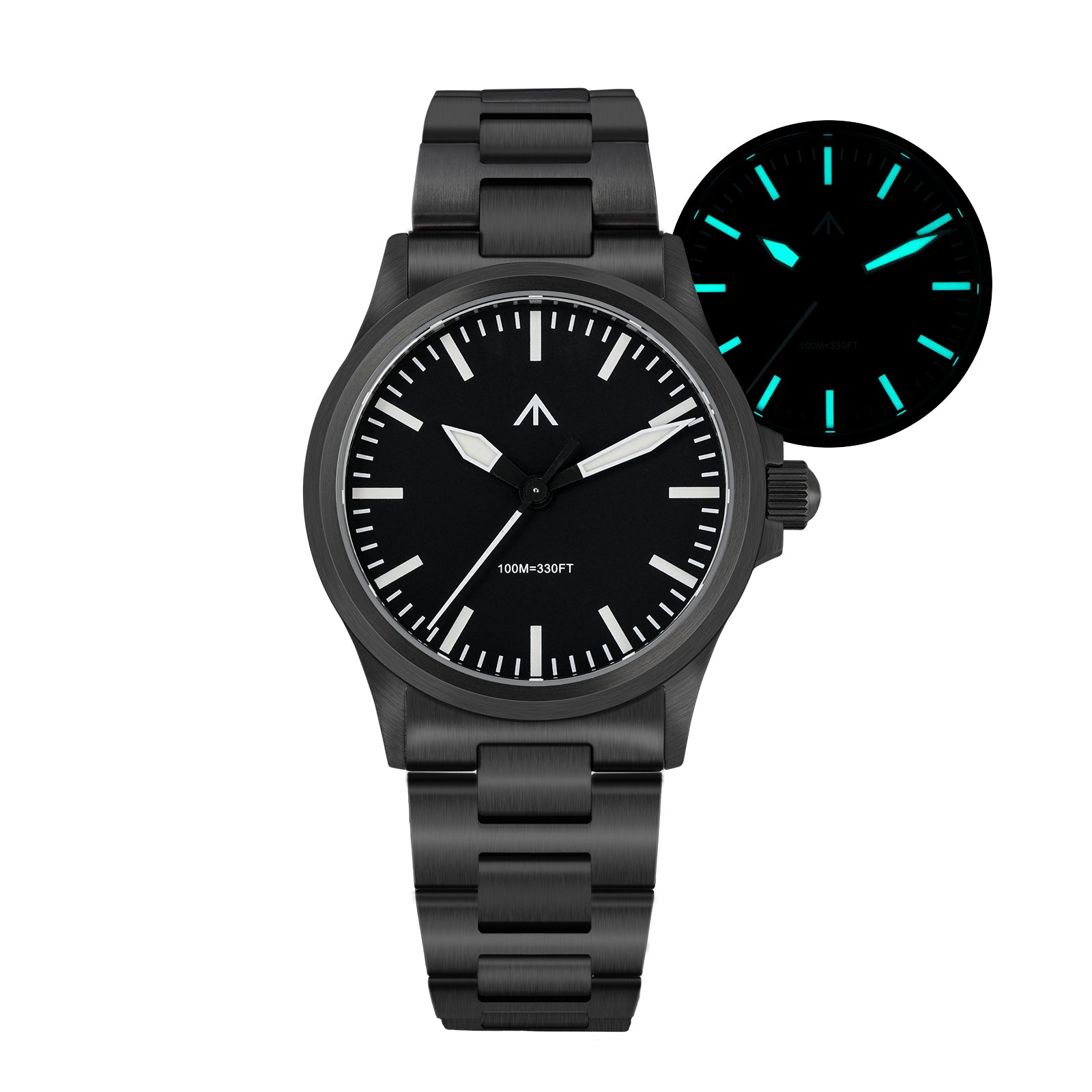 ★SuperOfertas ★Militado 38mm Reloj militar de campo con cristal de zafiro ML05