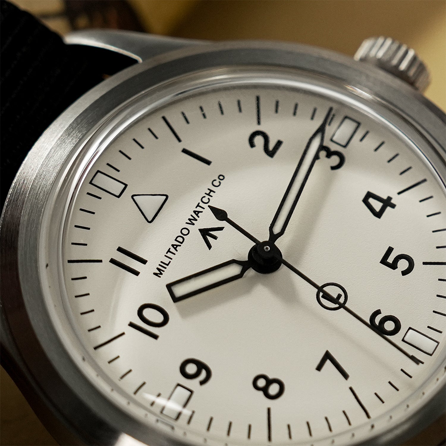 💥Spring Sale💥Militado 36mm Retro Military Watch VH31/VH65 Sweeping Hand ML14 V2