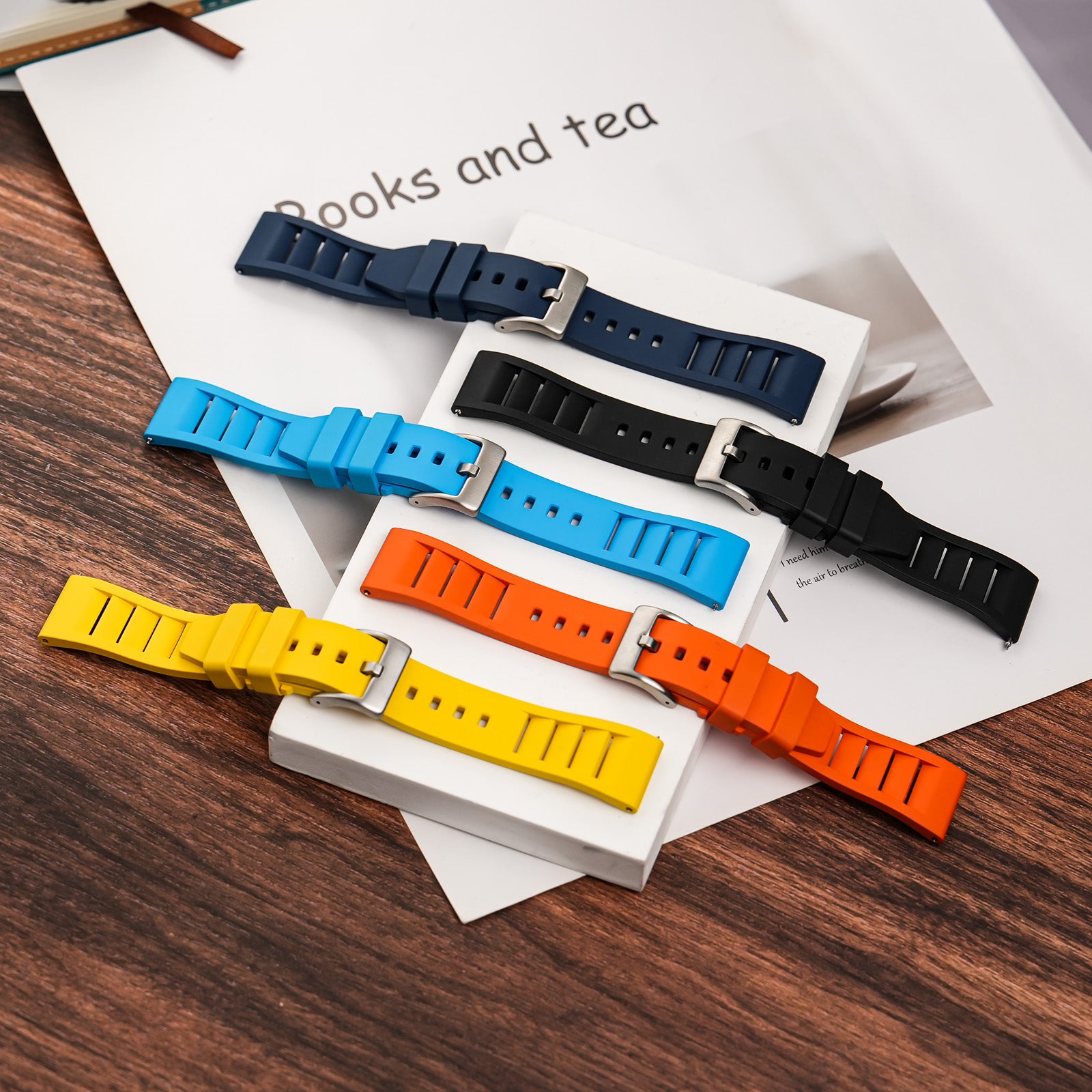 FKM Watch Band Rubber Strap 20mm 22mm