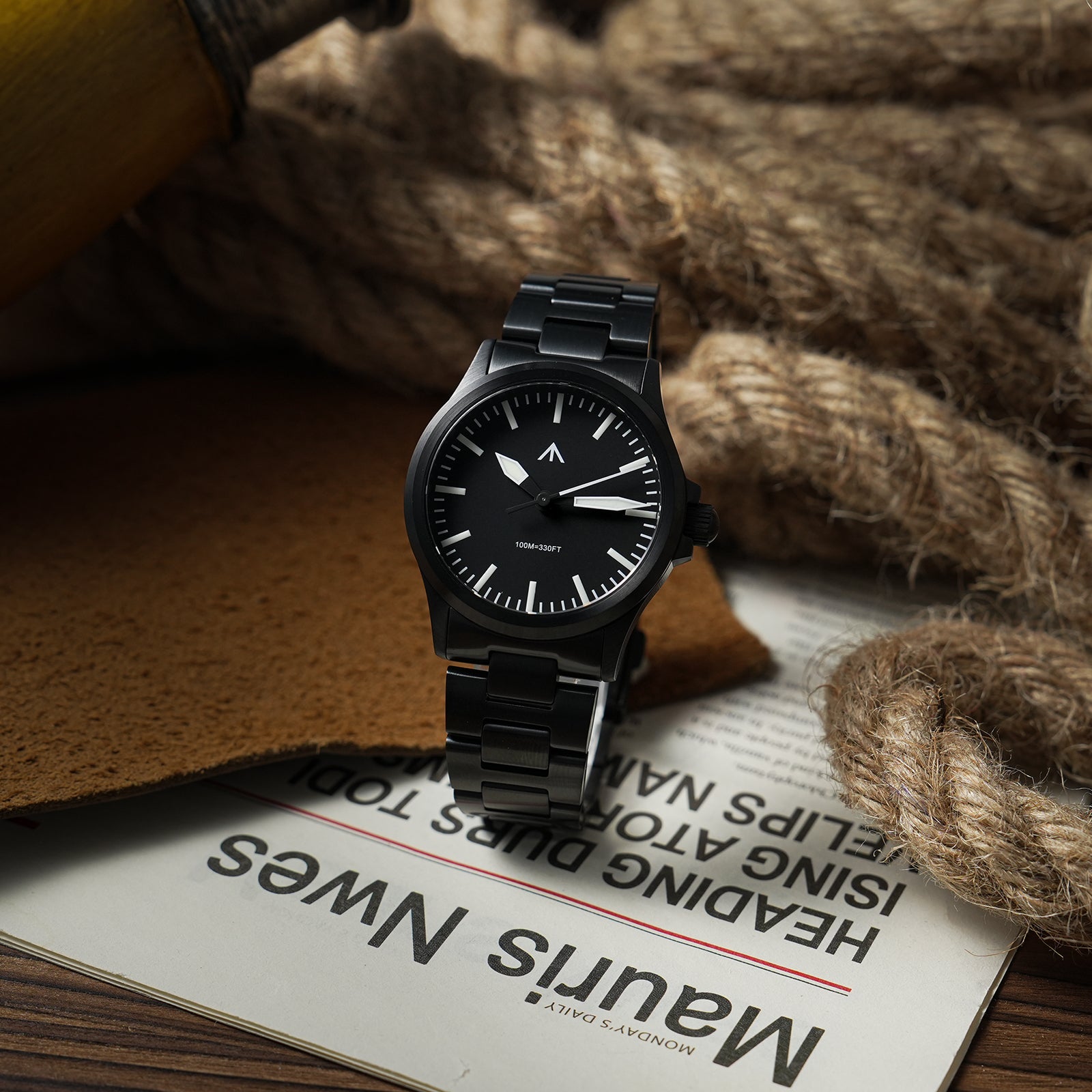 ★SuperOfertas ★Militado 38mm Reloj militar de campo con cristal de zafiro ML05
