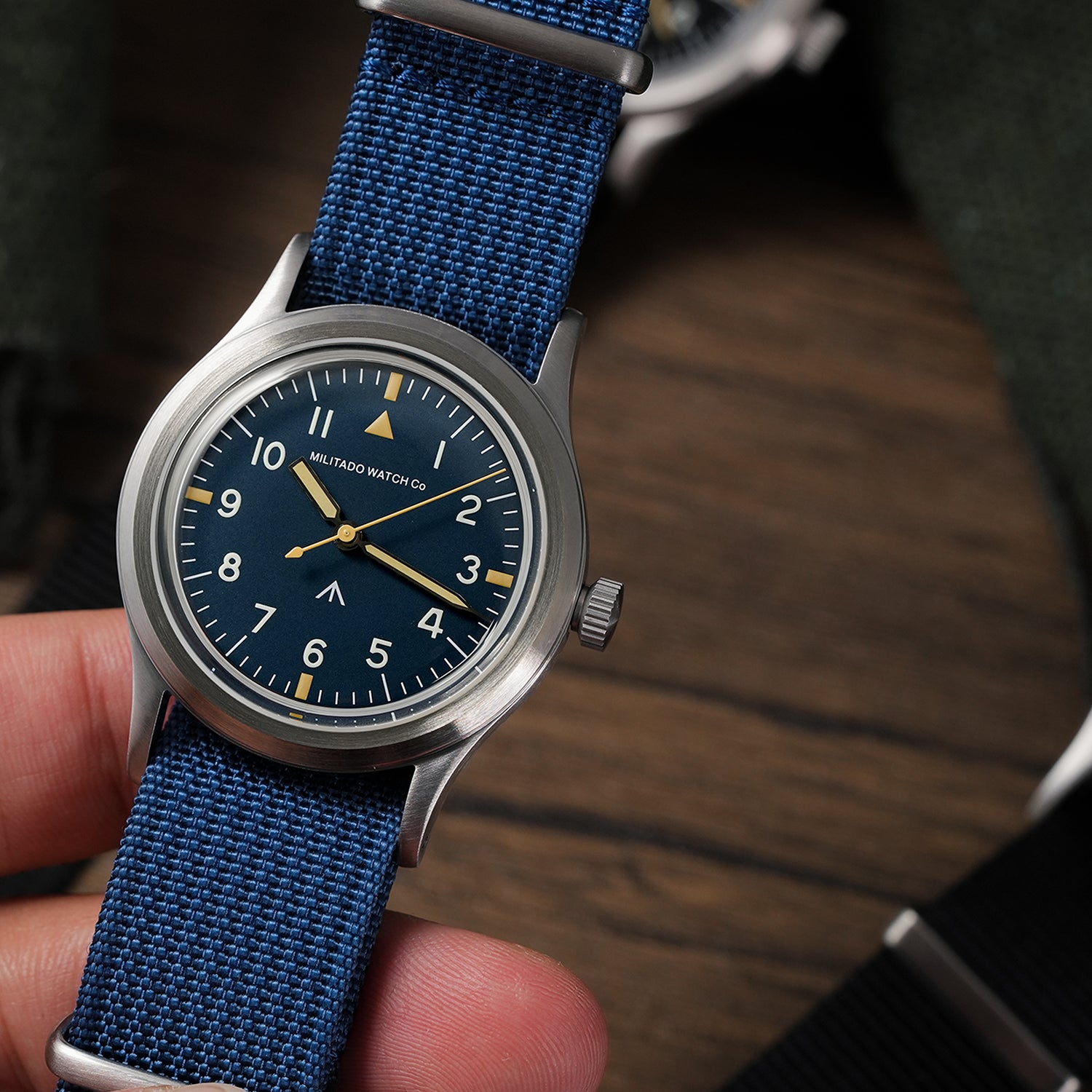 ★SuperOfertas ★Militado 38mm Reloj militar de campo con cristal de zafiro ML05