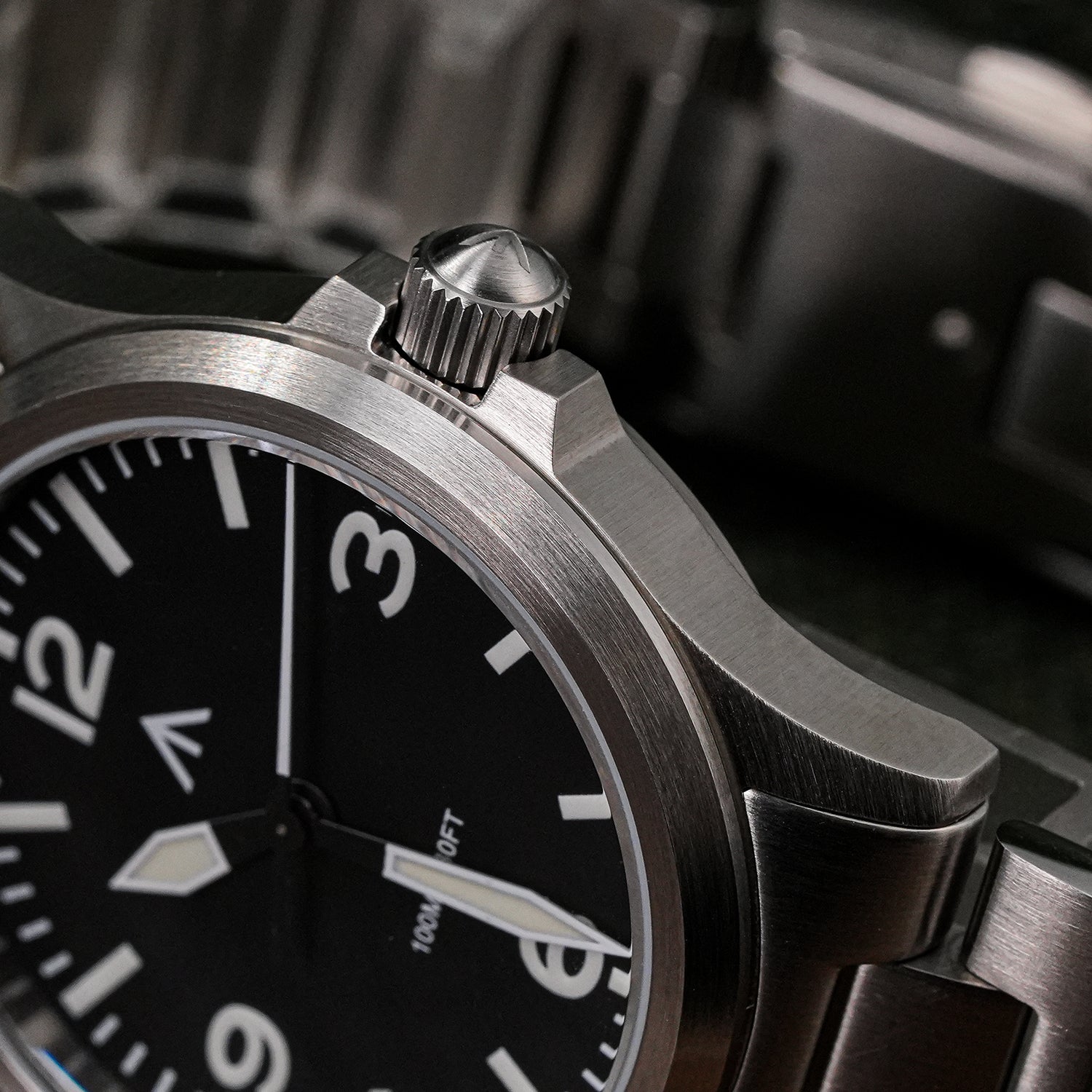 ★SuperOfertas ★Militado 38mm Reloj militar de campo con cristal de zafiro ML05