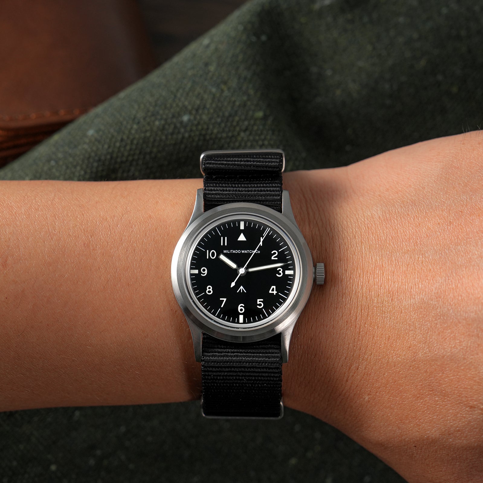 💥Spring Sale💥Militado 36mm Retro Military Watch VH31/VH65 Sweeping Hand ML14 V2