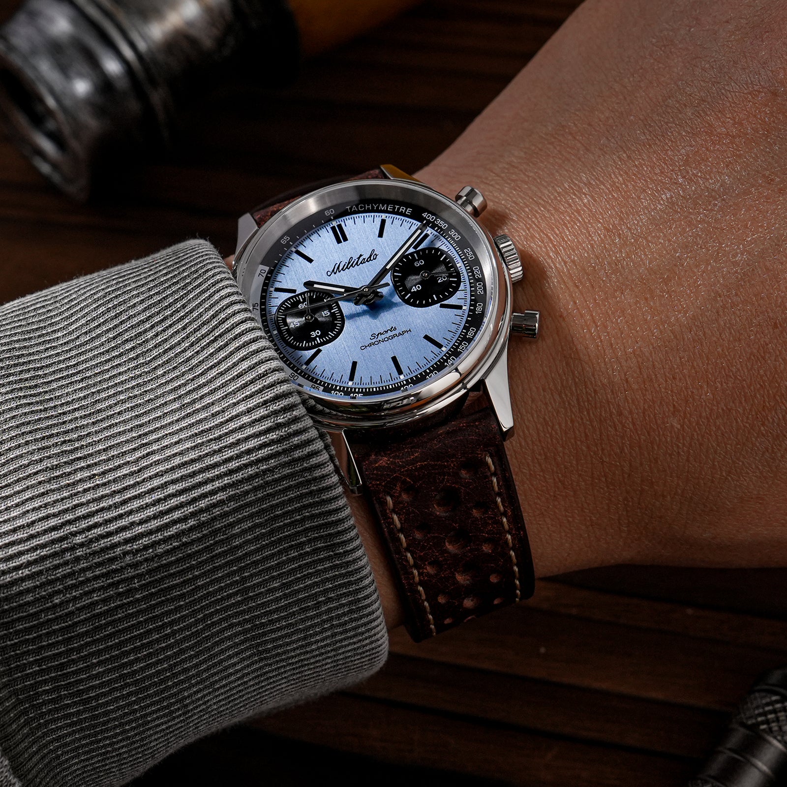 💥Flash Sale💥Militado Miyota 6S21 Chronograph Watch 40mm Men Watch ML23