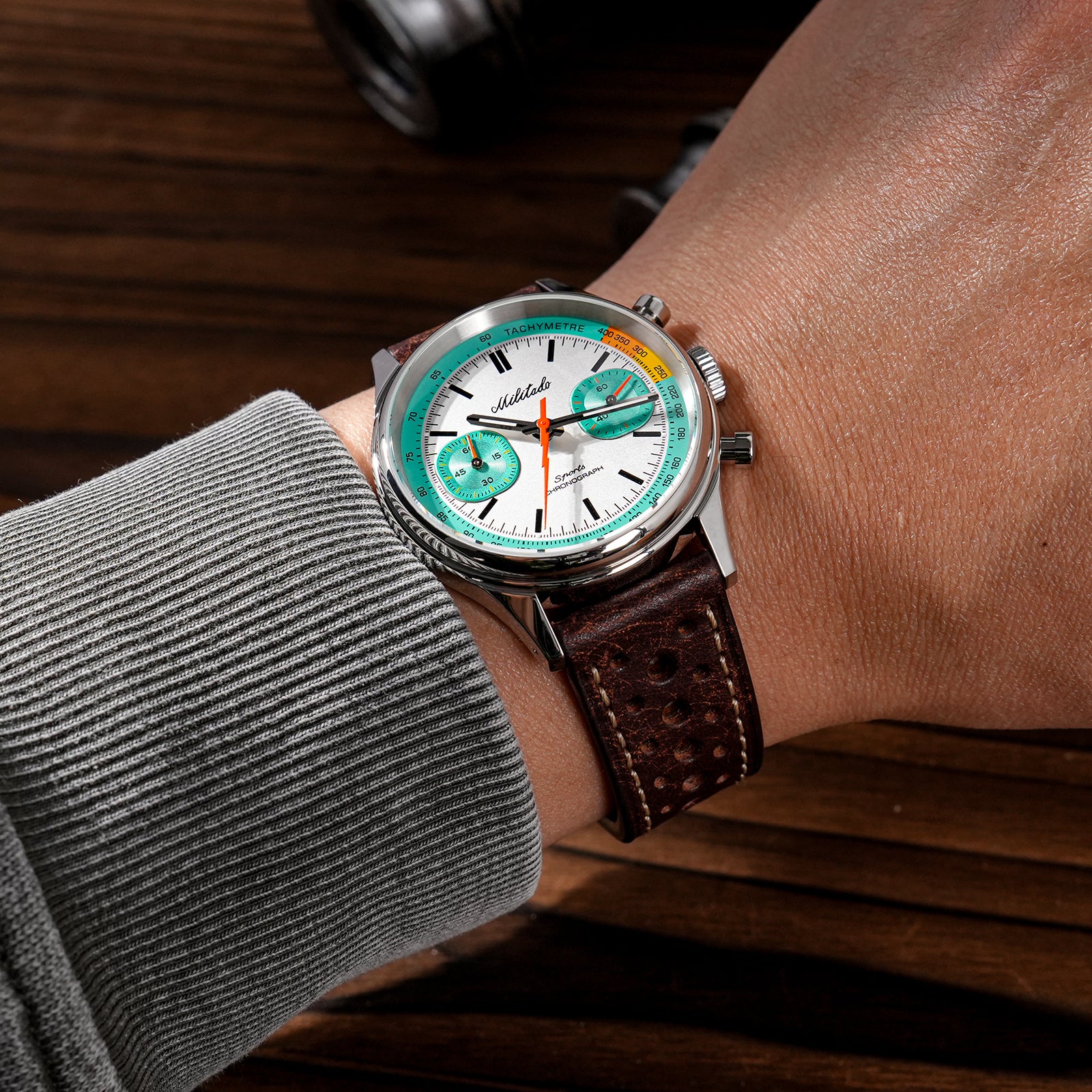 💥Flash Sale💥Militado Miyota 6S21 Chronograph Watch 40mm Men Watch ML23