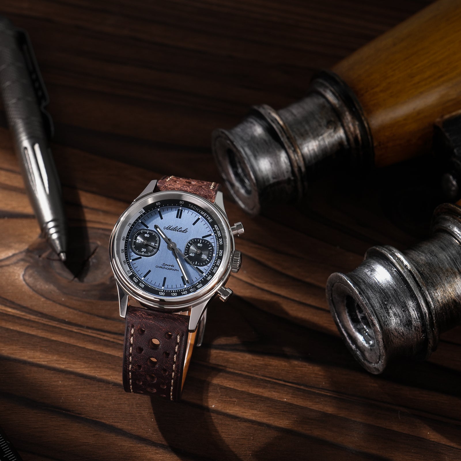 💥Flash Sale💥Militado Miyota 6S21 Chronograph Watch 40mm Men Watch ML23