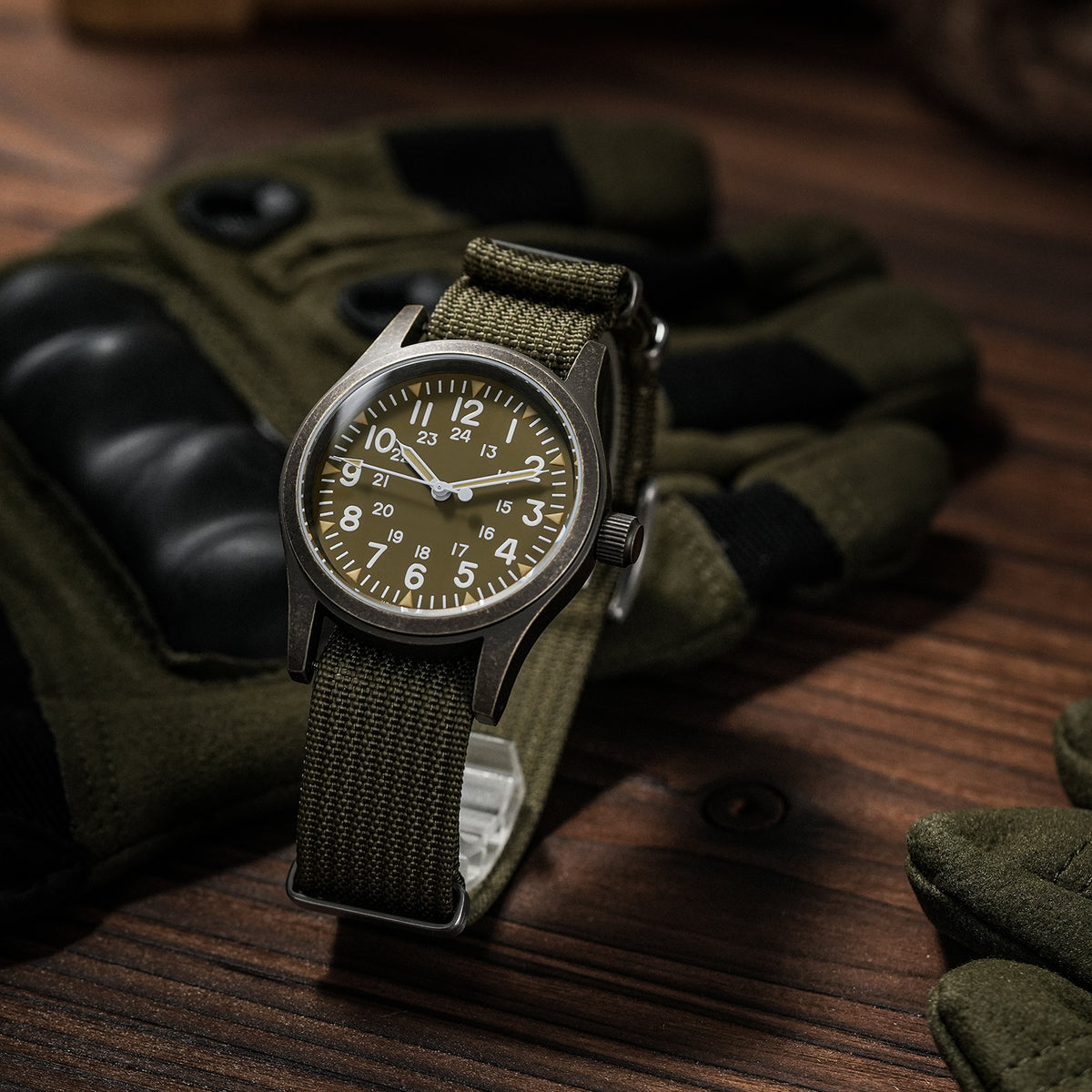 Militado 38mm Field Watch 2035 Movt Military Watch ML05B
