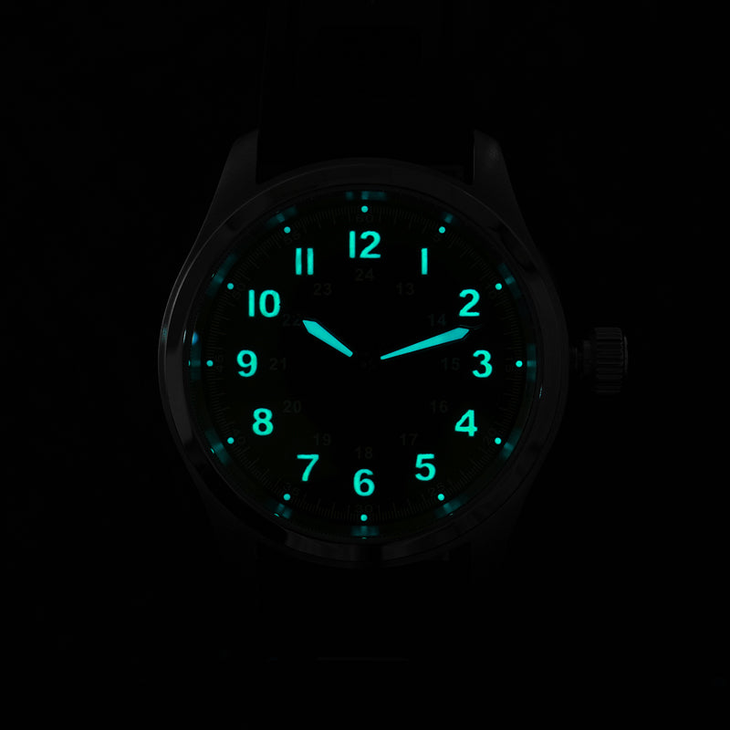 Militado 36 mm Reloj de campo de cuarzo D12 - Agujas tipo lápiz