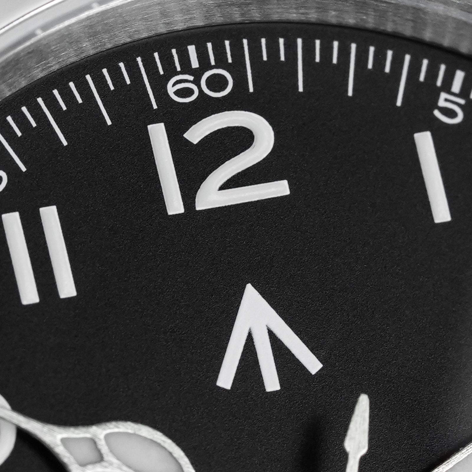 Militado 36 mm Reloj de campo de cuarzo D12 - Agujas tipo lápiz