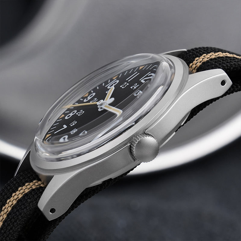 ★11.11 SALE★Militado 36mm High Domed VH31 Field Watch ML07