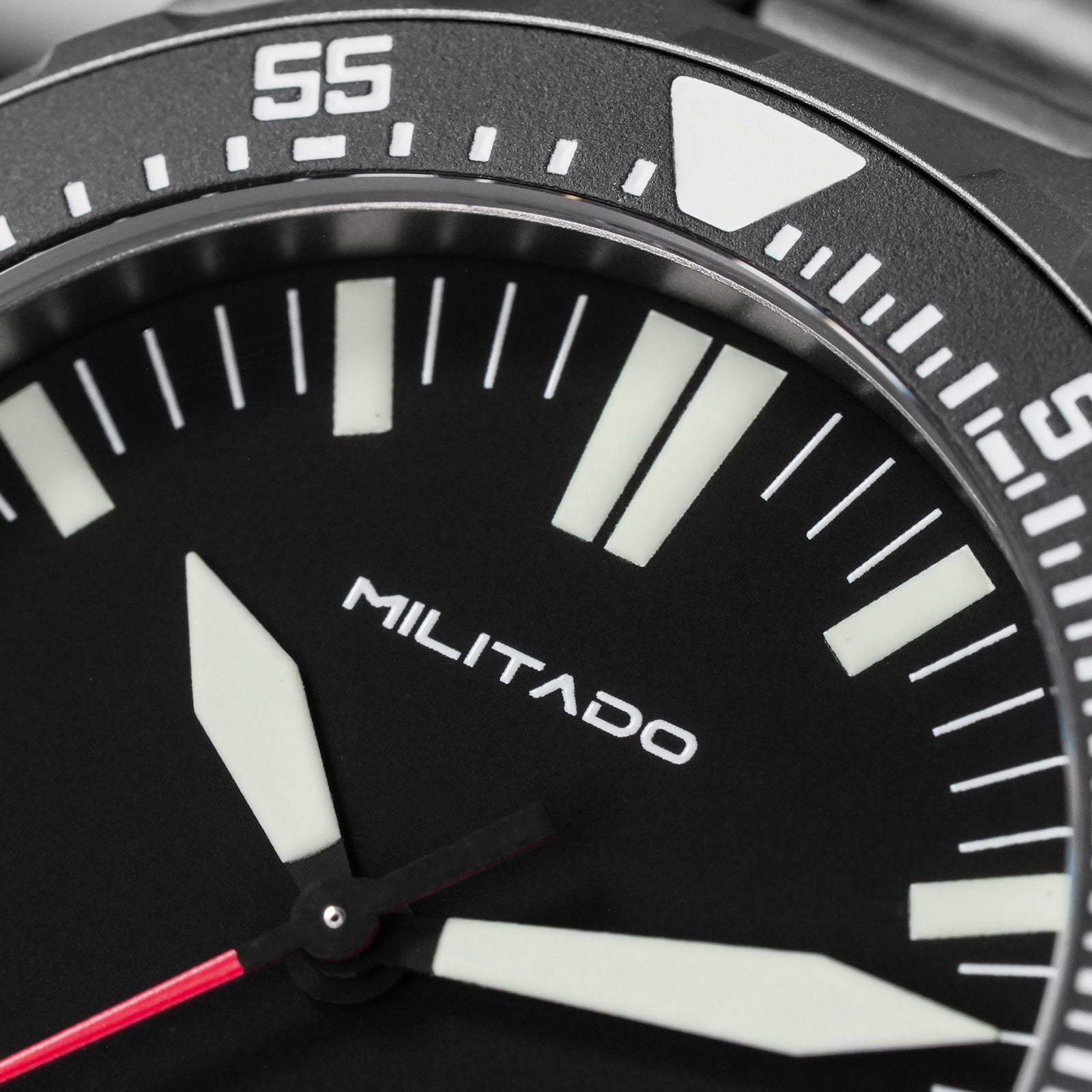 ★11.11 SALE★Militado 39mm Dive Watch Sapphire Crystal Military Watch ML16