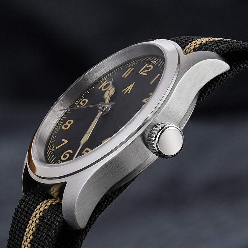 ★11.11 Sale★Militado 38mm Retro VH31 Military Watch ML08