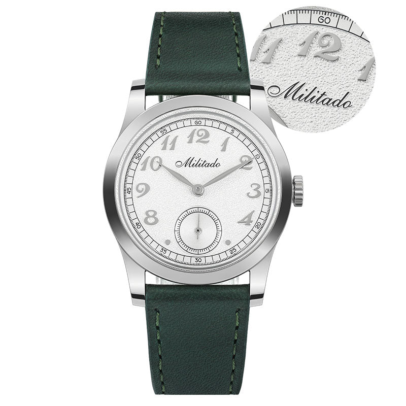 ★11.11 SALE★Militado 36mm Sapphire Crystal VD78 Quartz Watch ML01