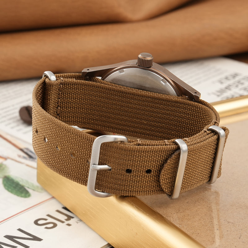 ★SuperOfertas ★Militado 38mm Reloj militar de campo con cristal de zafiro ML05