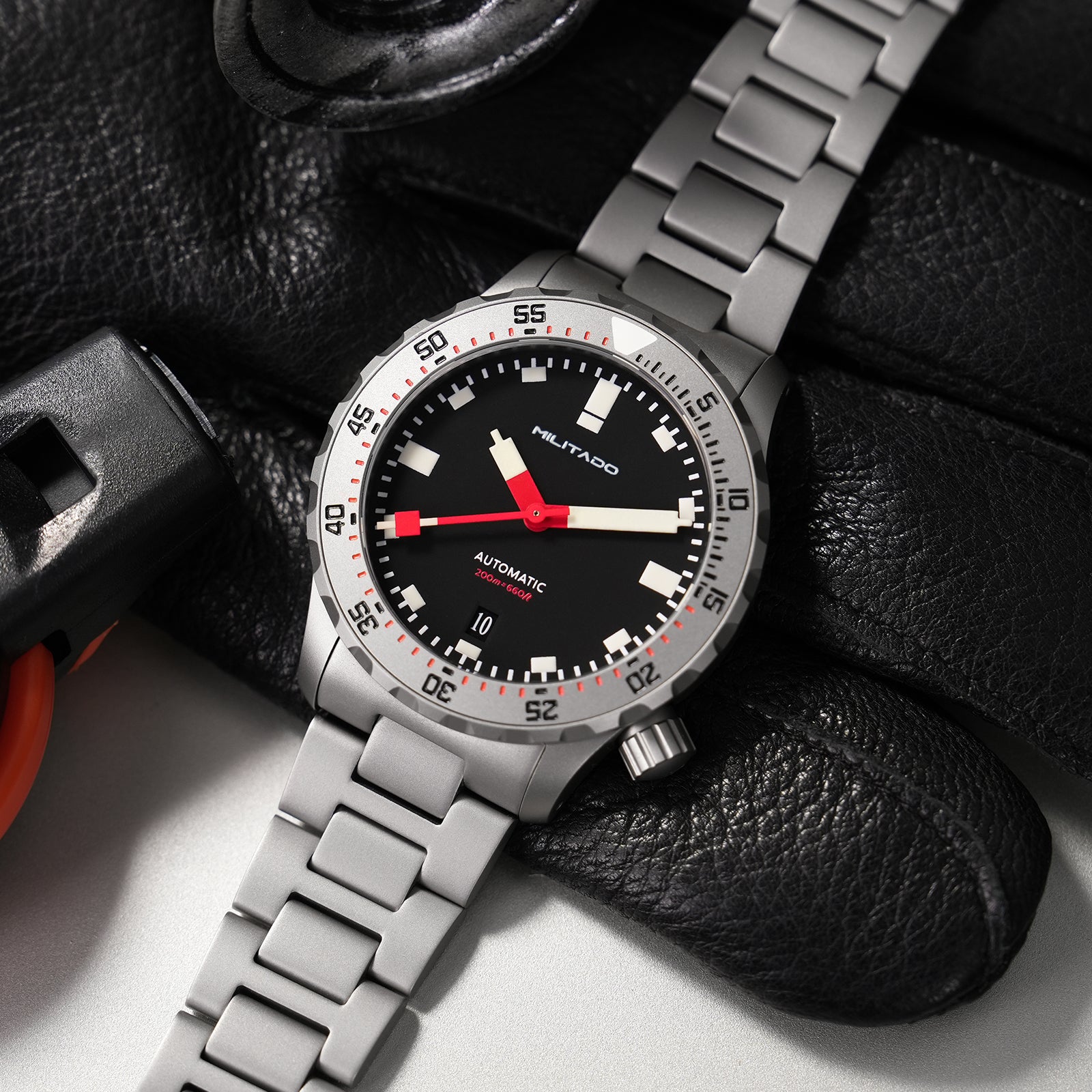 ★SuperOfertas ★Militado 38mm Reloj militar de campo con cristal de zafiro ML05