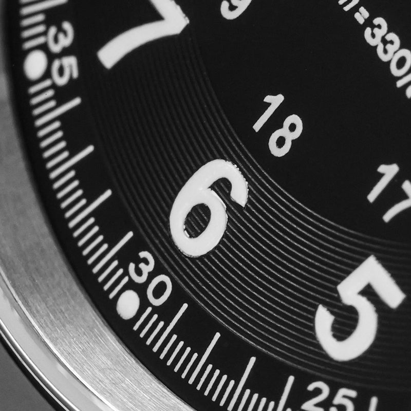 Militado 36 mm Reloj de campo de cuarzo D12 - Agujas tipo lápiz