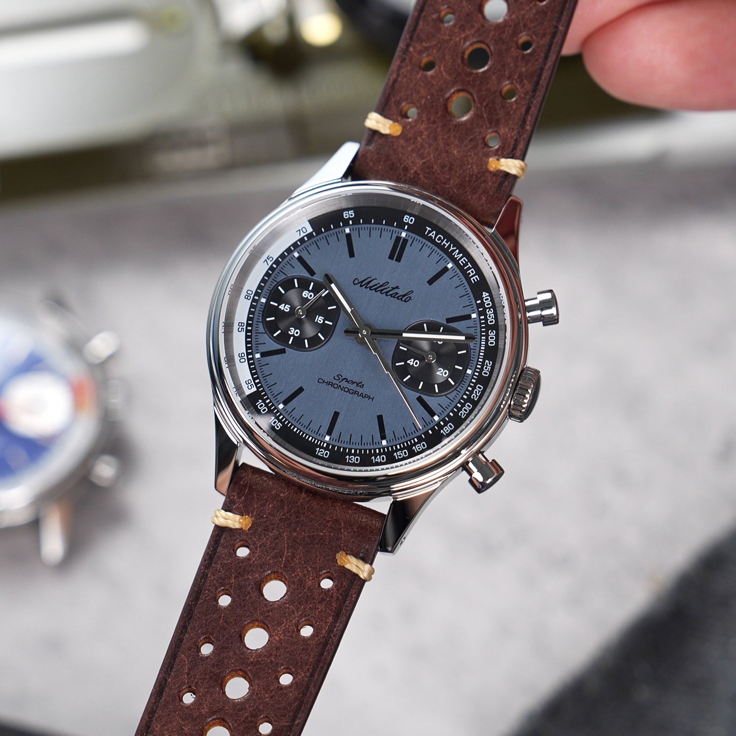 š„Flash Saleš„Militado Miyota 6S21 Chronograph Watch 40mm Men Watch ML23