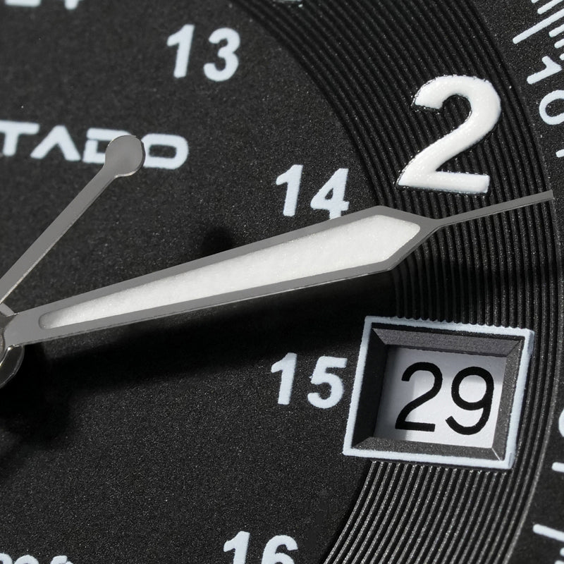 Militado 36 mm Reloj de campo de cuarzo D12 - Agujas tipo lápiz