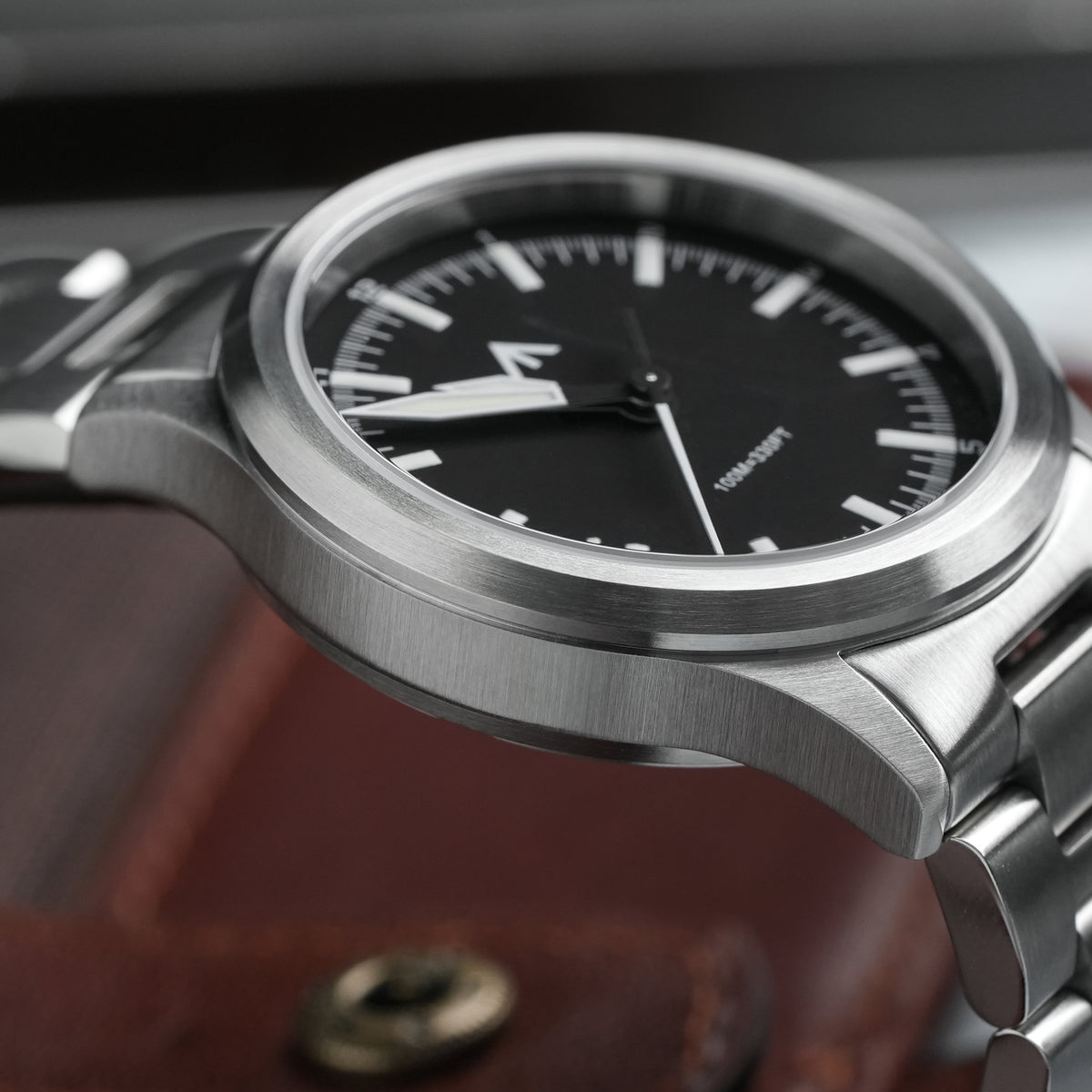 Militado 36mm Field Watch VH31 Sweeping Movt Men Watch ML18