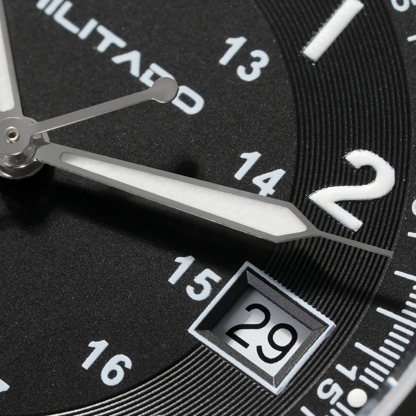 Militado VH31 38mm Sapphire Crystal Field Watch ML08 White Dial