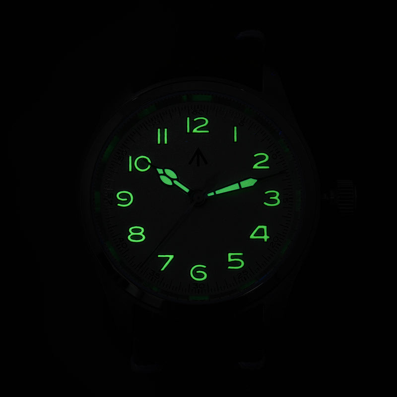 Militado 36 mm Reloj de campo de cuarzo D12 - Agujas tipo lápiz