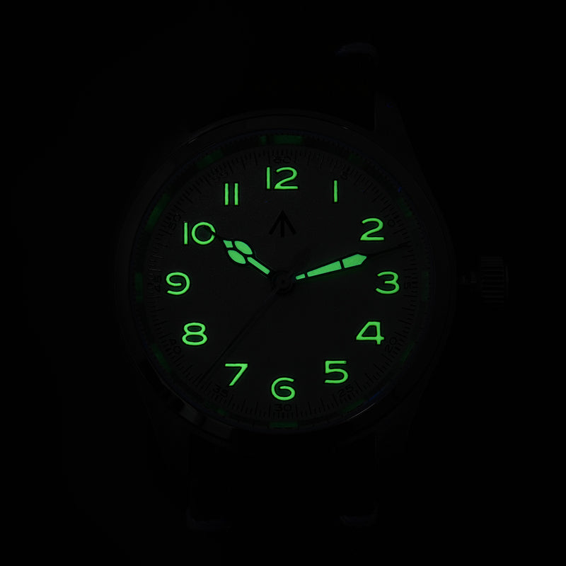 Militado 36 mm Reloj de campo de cuarzo D12 - Agujas tipo lápiz