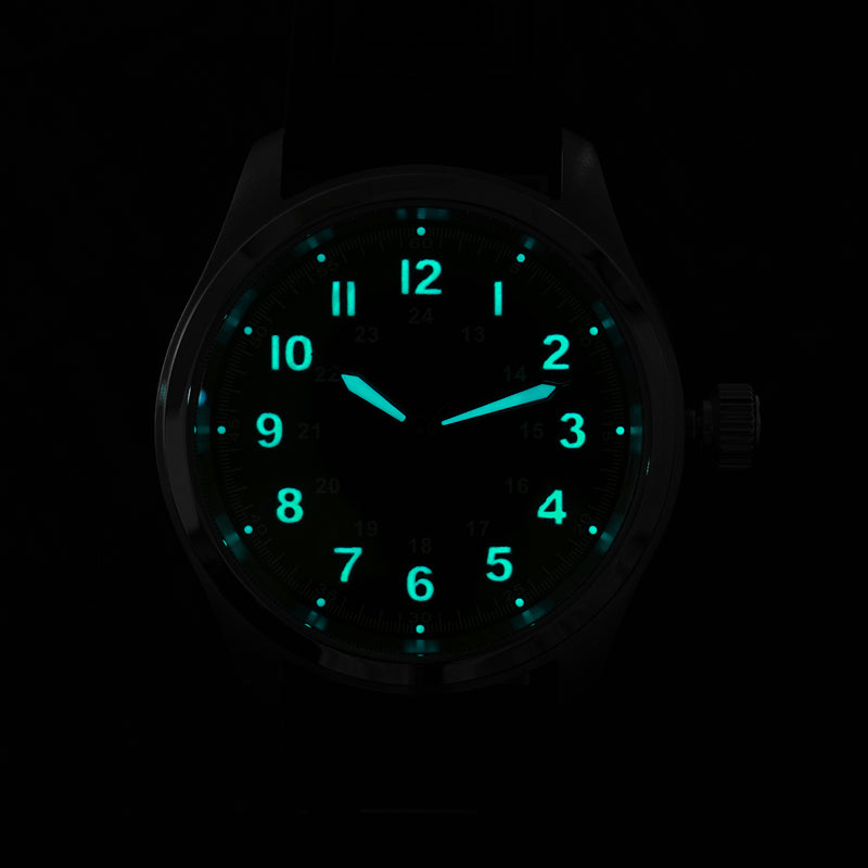 Militado 36 mm Reloj de campo de cuarzo D12 - Agujas tipo lápiz
