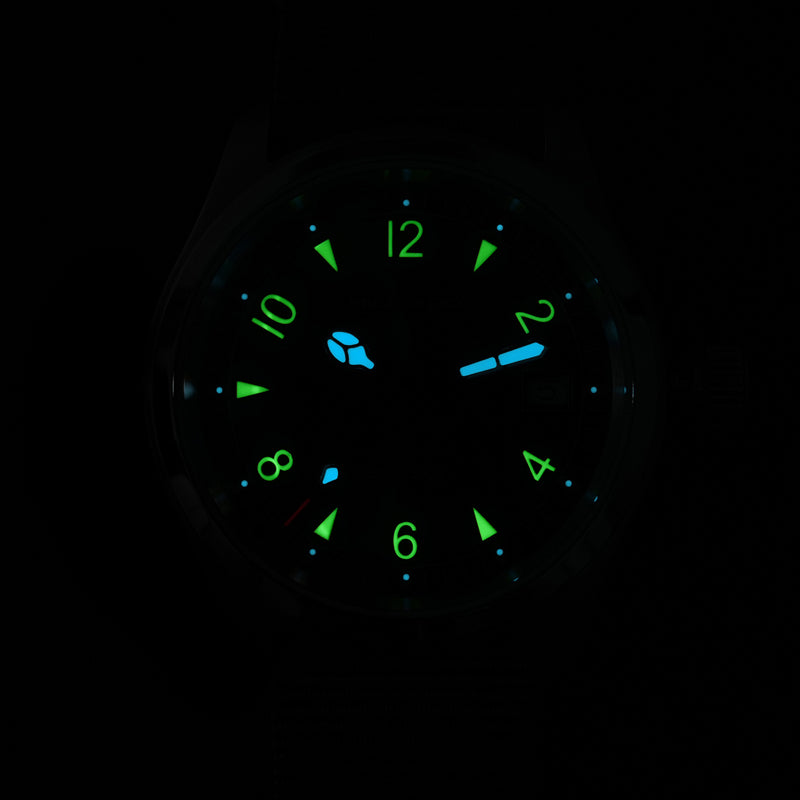 Militado 36 mm Reloj de campo de cuarzo D12 - Agujas tipo lápiz