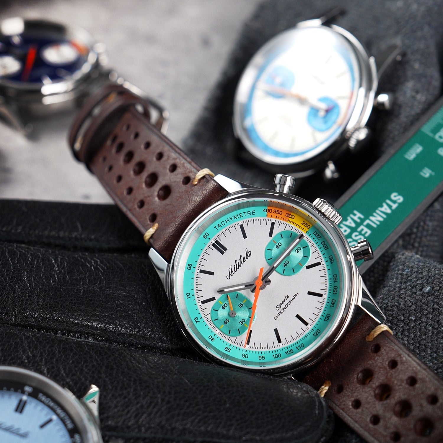 š„Flash Saleš„Militado Miyota 6S21 Chronograph Watch 40mm Men Watch ML23