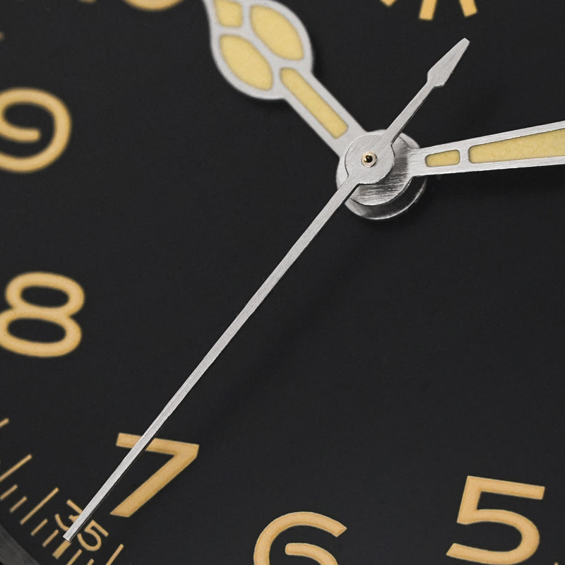 Militado 36 mm Reloj de campo de cuarzo D12 - Agujas tipo lápiz