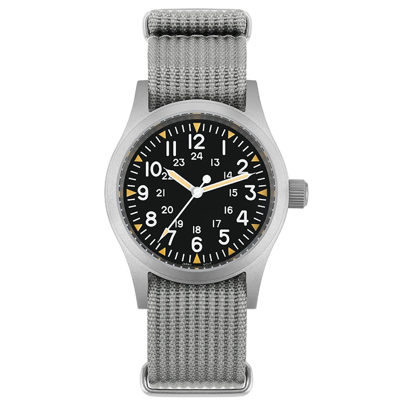 Militado 38mm Sapphire Crystal Field Military Watch ML05