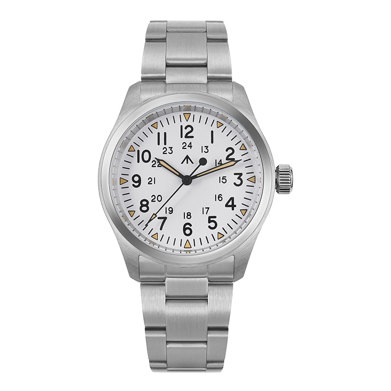 Militado 36 mm Reloj de campo de cuarzo D12 - Agujas tipo lápiz