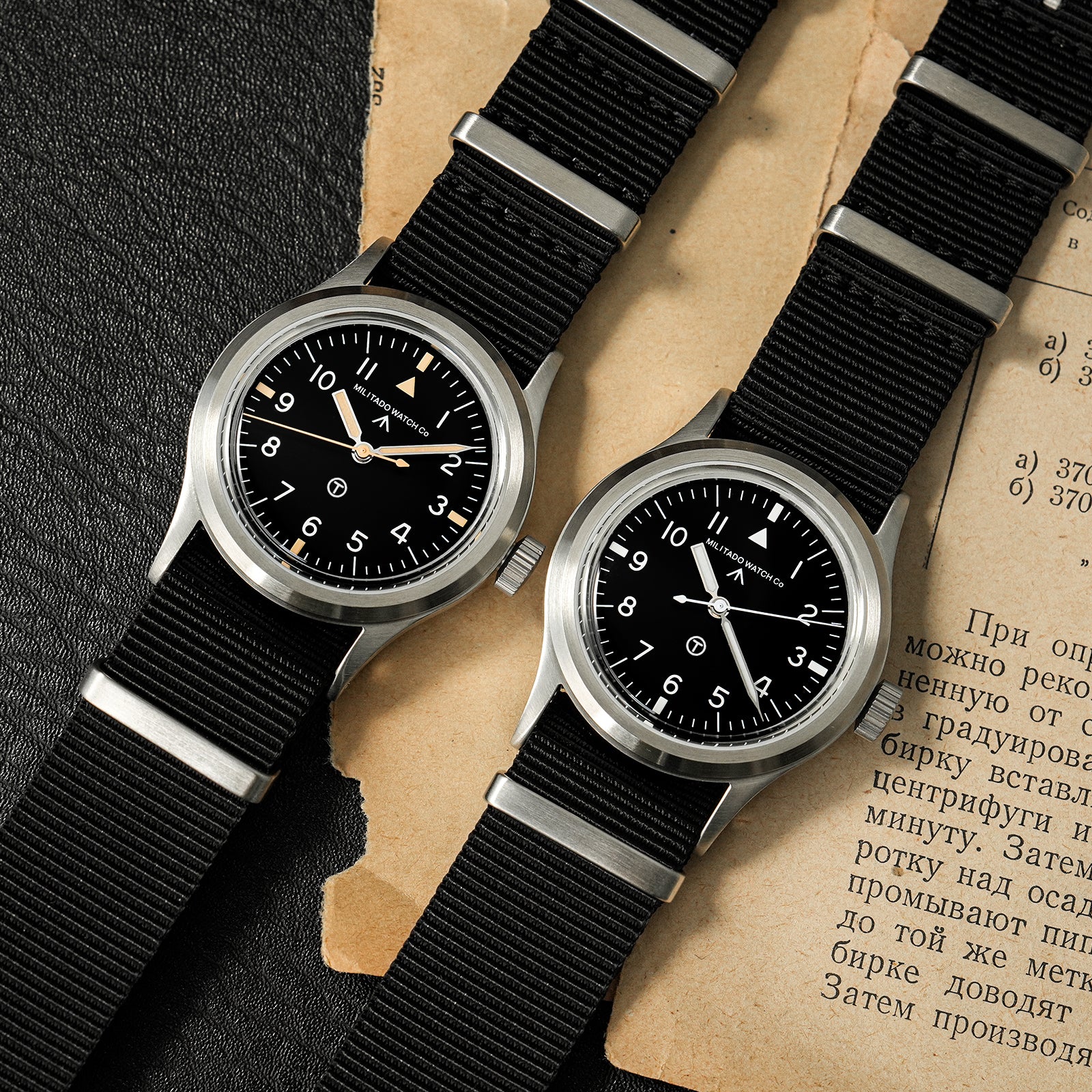 ★11.11 Sale★Militado 36mm Retro Military Watch VH31/VH65 Sweeping Hand ML14 V2