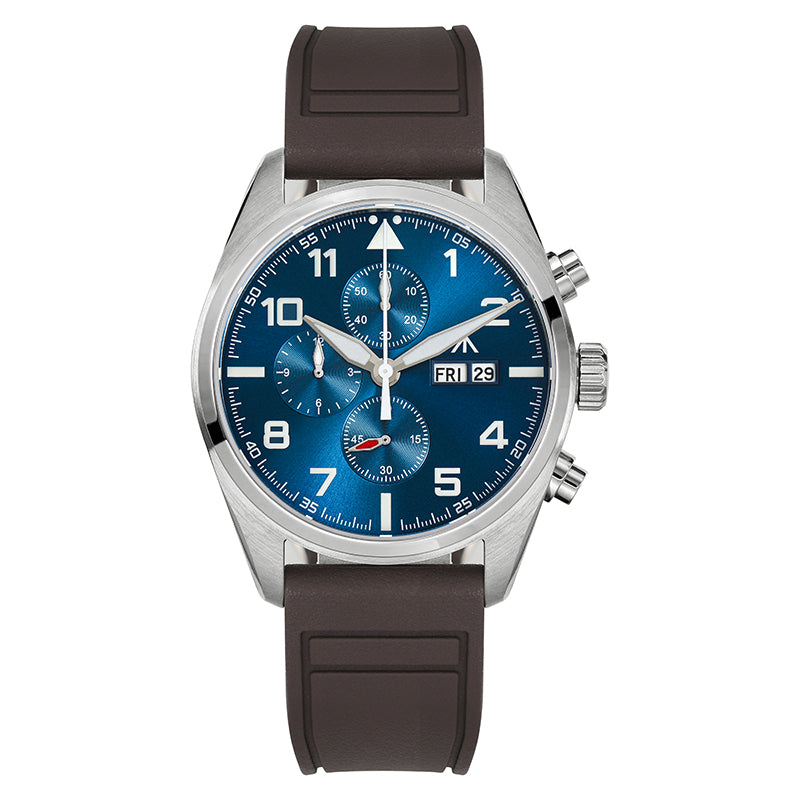 Militado 39mm Vintage Chronograph Quartz Watch ML04