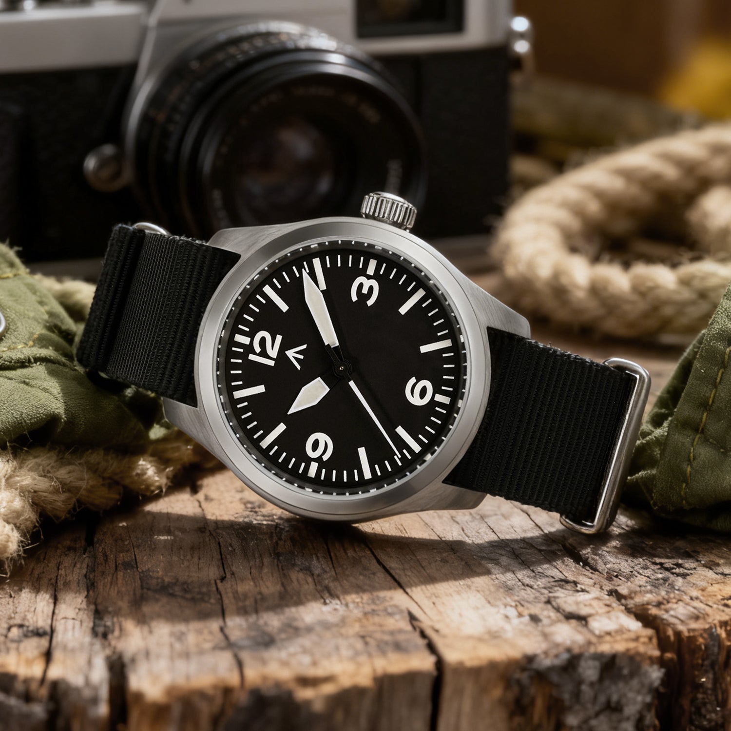 💥Spring Sale💥Militado 38mm Retro VH31 Military Watch ML08