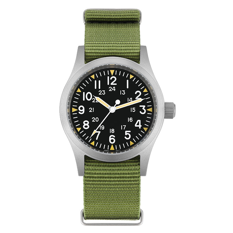 ★SuperOfertas ★Militado 38mm Reloj militar de campo con cristal de zafiro ML05