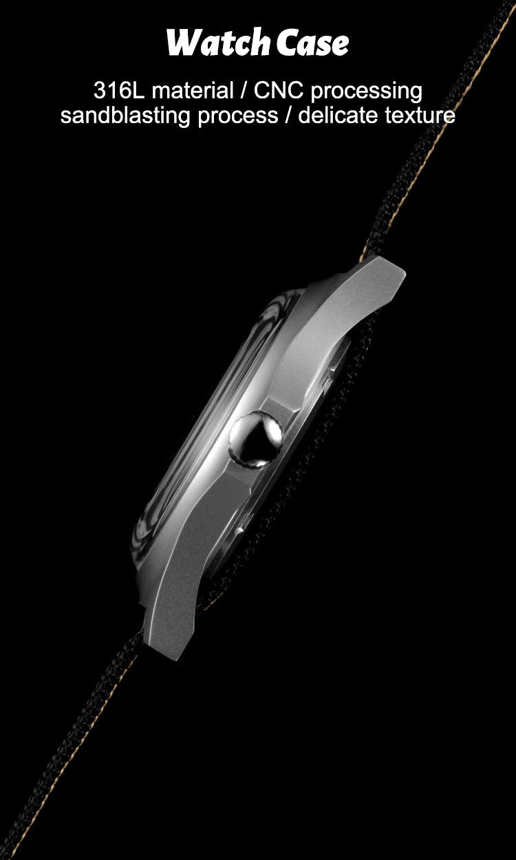 ★Black Friday★RDUNAE Retro Military 36.8mm Men Watch
