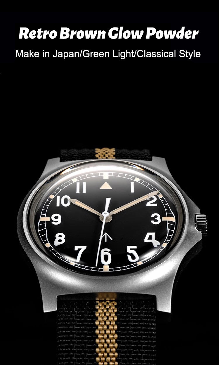 ★Black Friday★RDUNAE Retro Military 36.8mm Men Watch