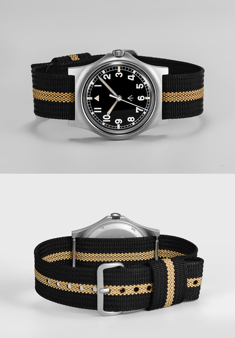 ★Black Friday★RDUNAE Retro Military 36.8mm Men Watch