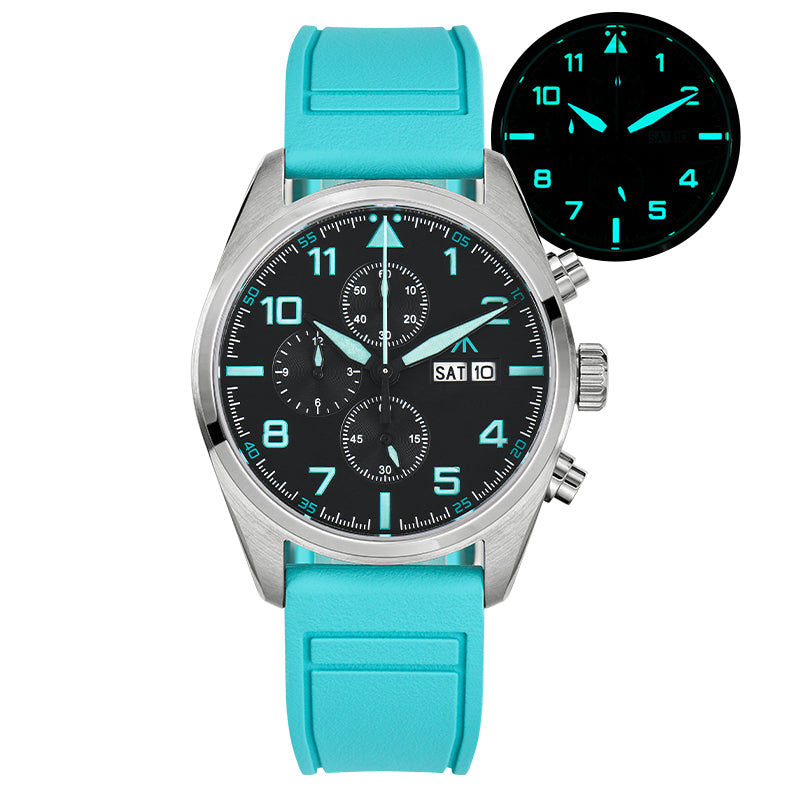 Militado 39mm Vintage Chronograph Quartz Watch ML04
