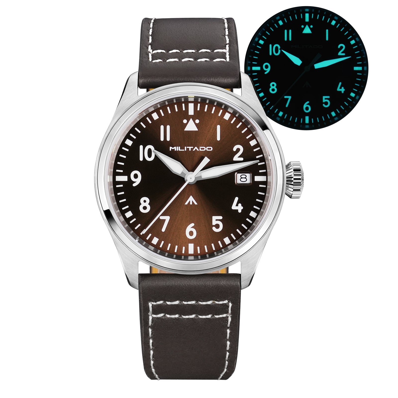 ★EarlyBird★Militado 37mm Pilot Watch ML21