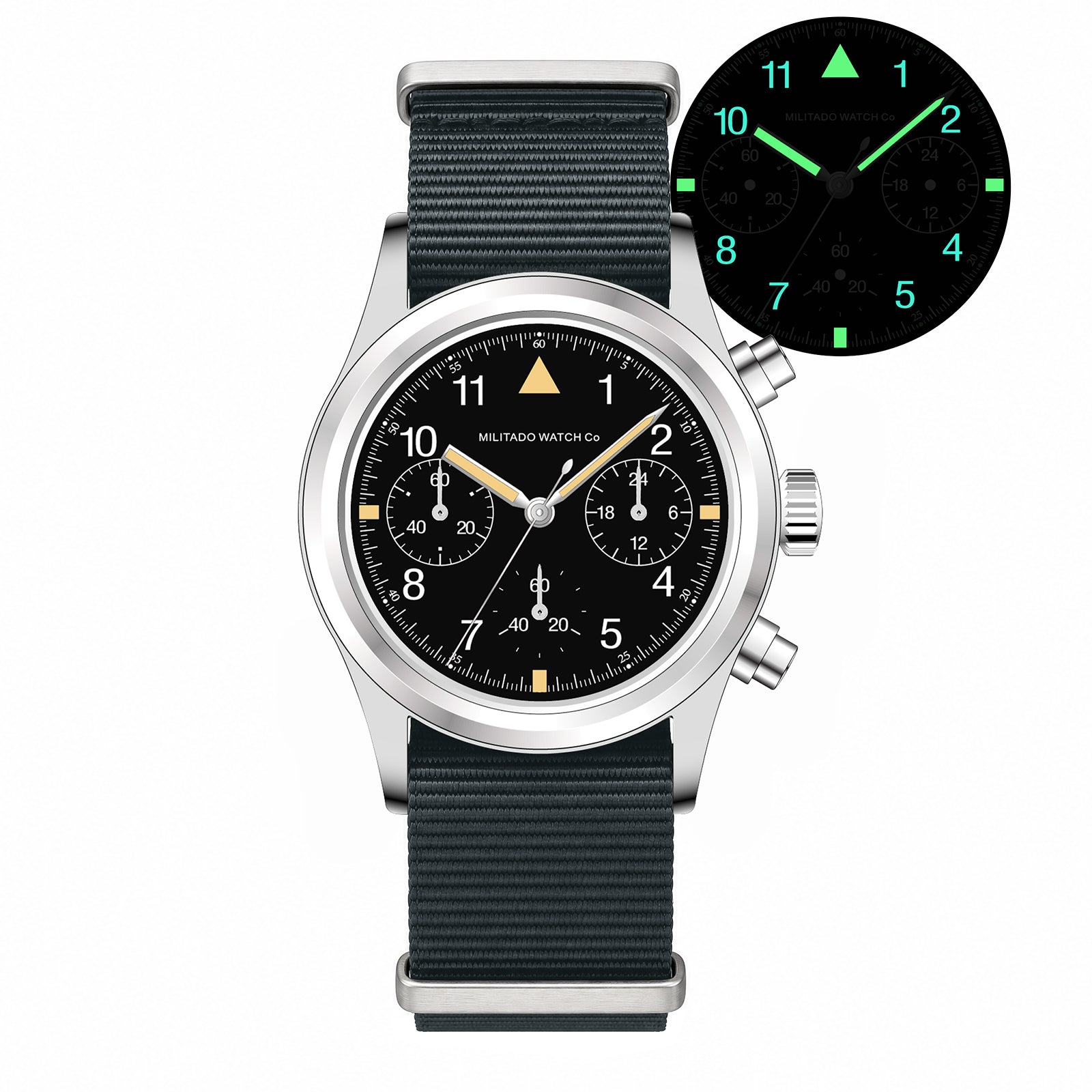 ★Oferta navideña★Chameri GS Reloj para hombre VH31 Reloj de cuarzo